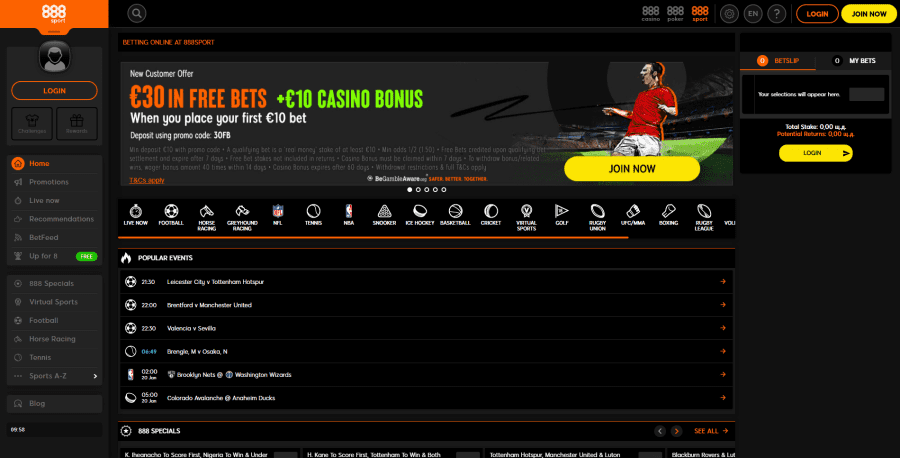 888Sport Casino